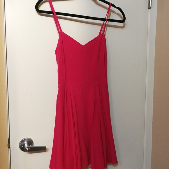 Aritzia Talula watermelon red dress - Picture 1 of 5